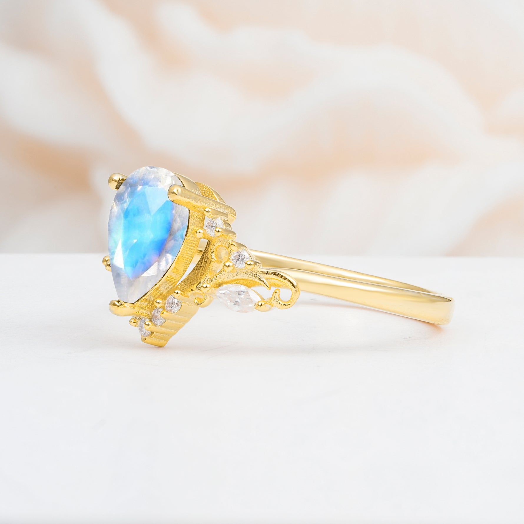 SR17625 Moonstone Ring - Additional view