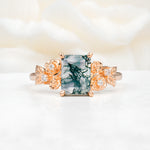 SR17645 Moss Agate Ring - Additional view