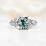 SR17645 Moss Agate Ring - Additional view