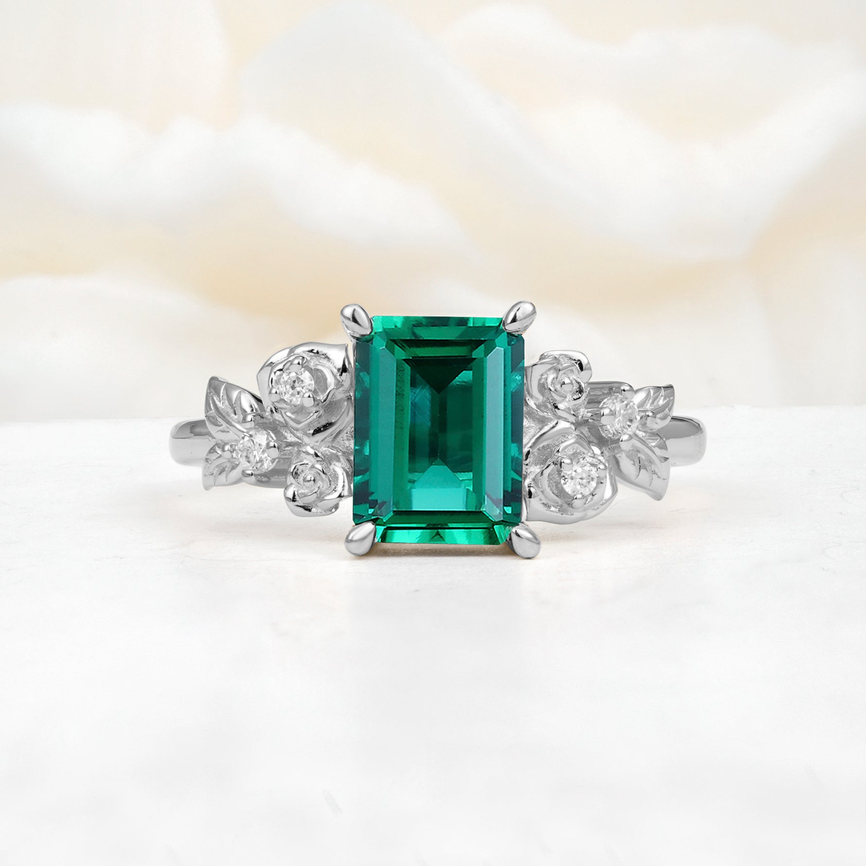 SR17645 Emerald Ring - Additional view