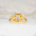 SR17645 Fire Opal Ring - Additional view