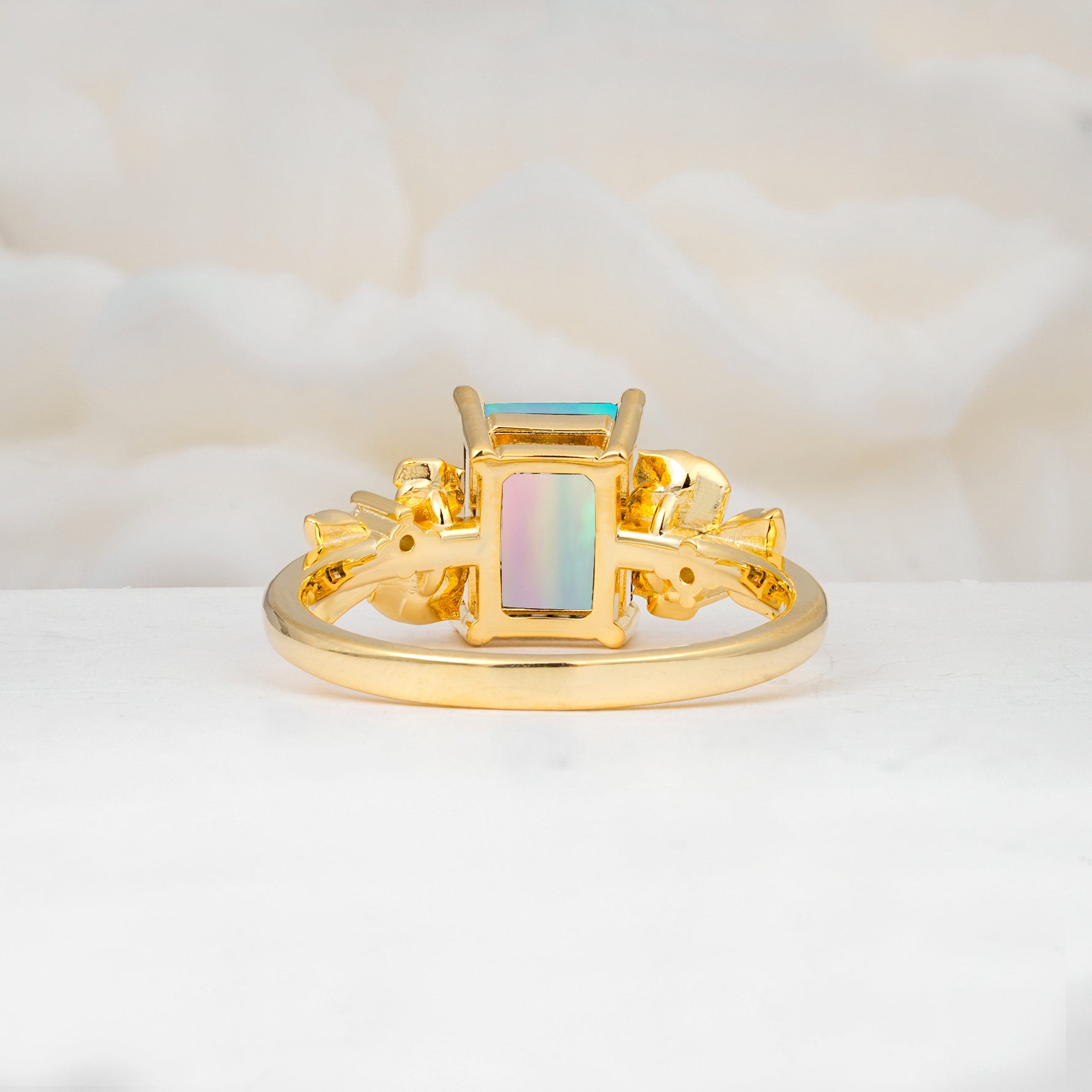 SR17645 Fire Opal Ring - Additional view