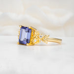 SR17645 Tanzanite Ring - White-Gold