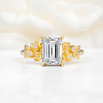 SR17645 Lab Diamond Ring - Yellow-Gold