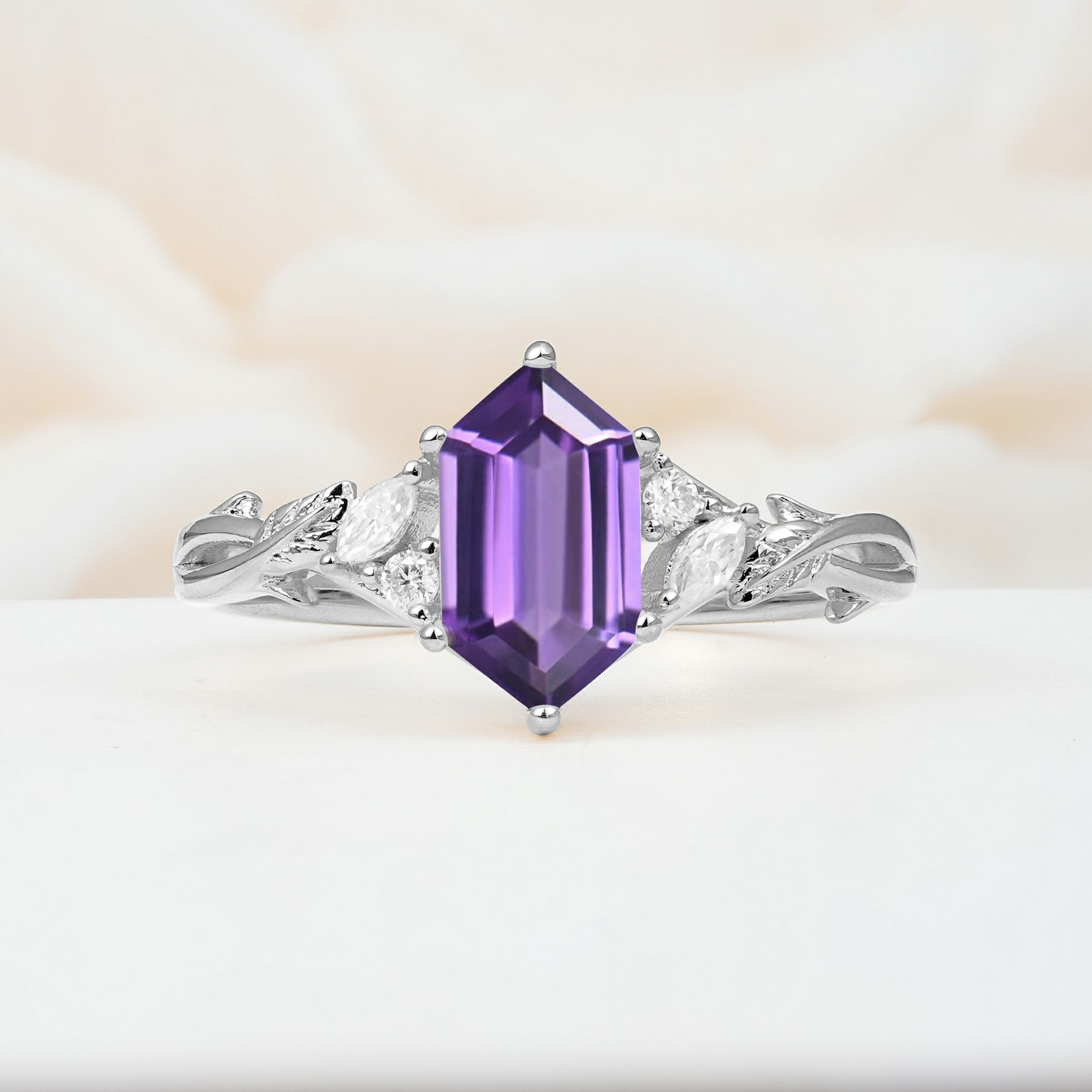 SR17647 Amethyst Ring - Additional view