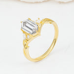 SR17647 Moissanite Ring - White-Gold