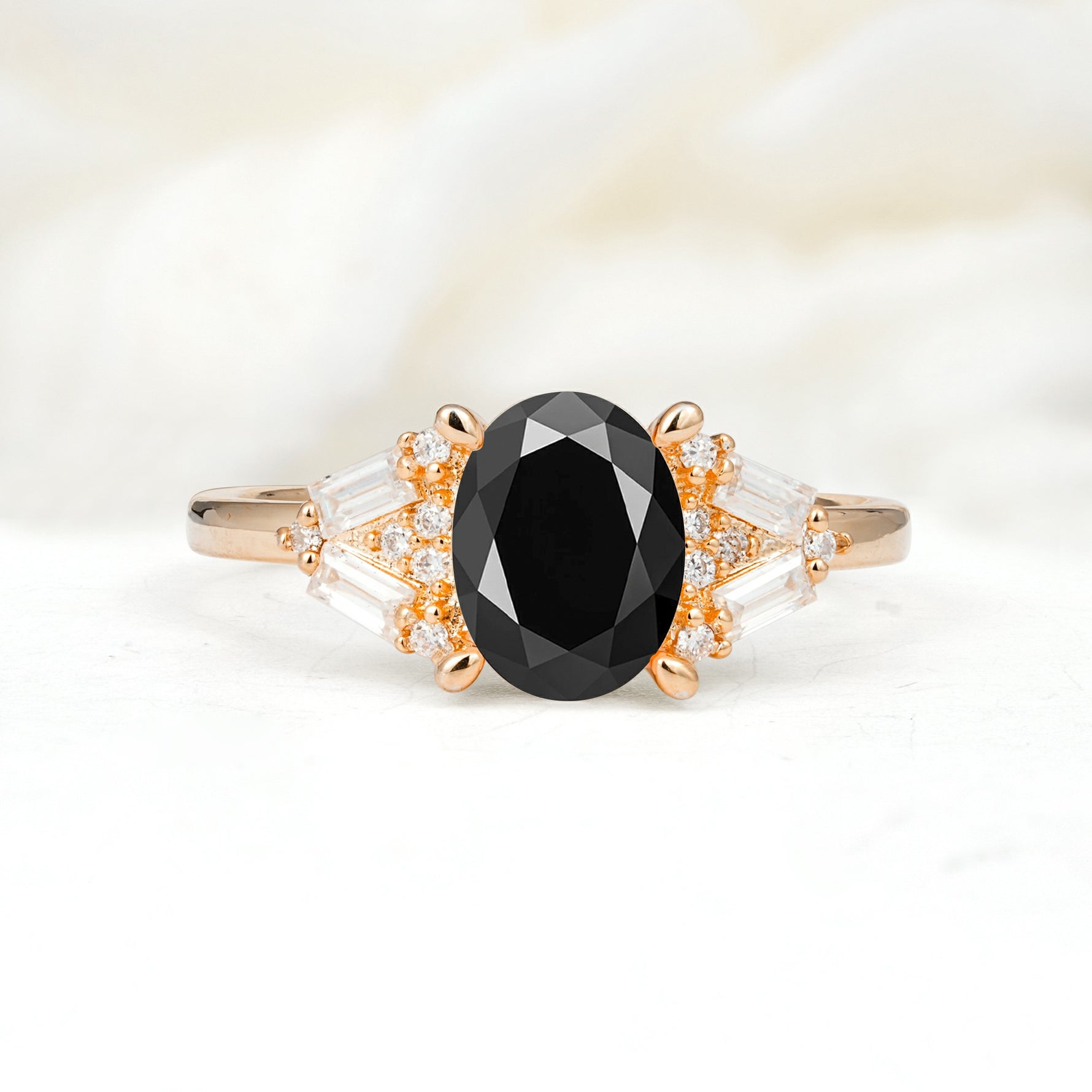 SR17649 Black Onyx Ring - Additional view