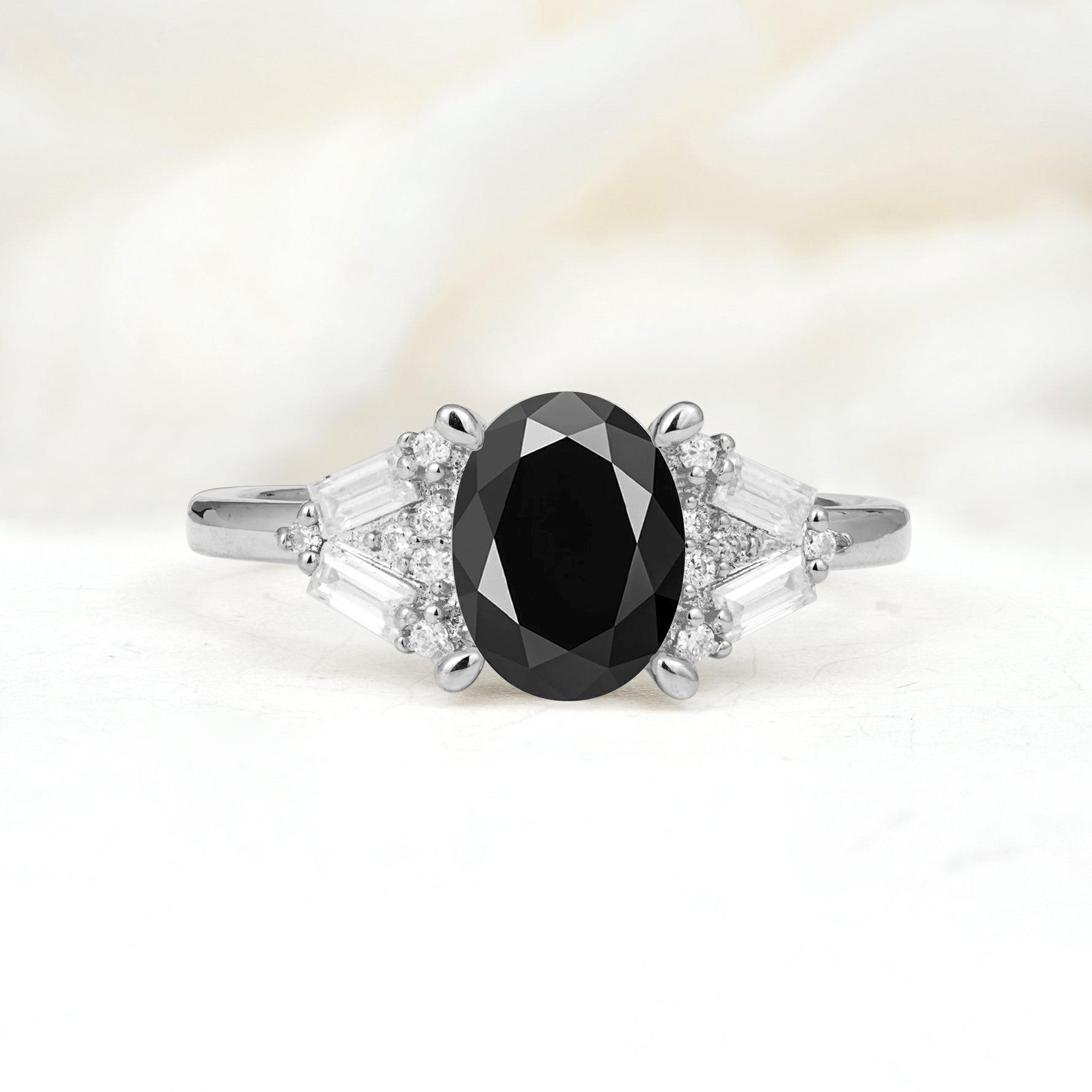 SR17649 Black Onyx Ring - Additional view