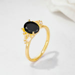 SR17649 Black Onyx Ring - Additional view