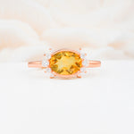 SR17650 Citrine Ring - Additional view