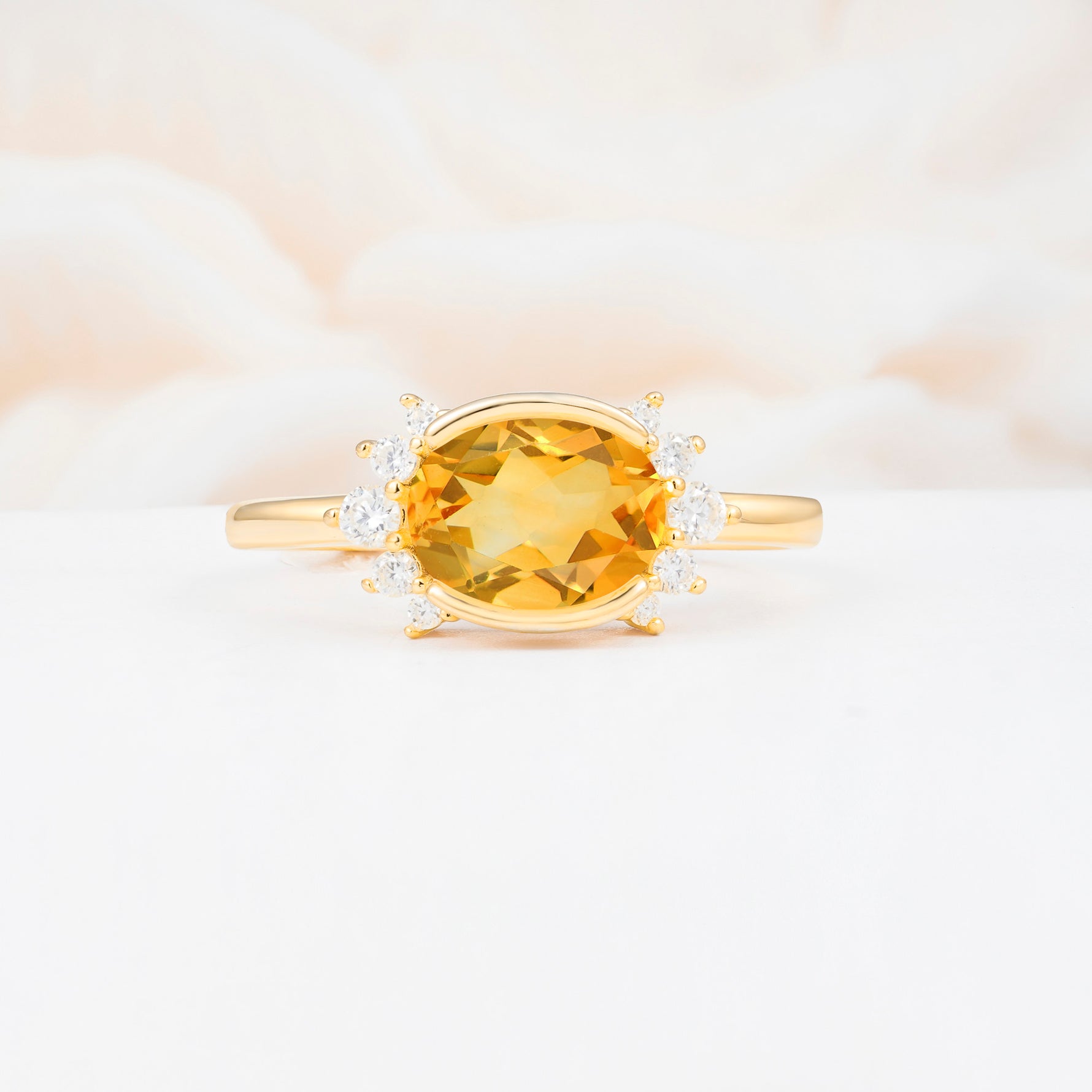 SR17650 Citrine Ring - Yellow-Gold