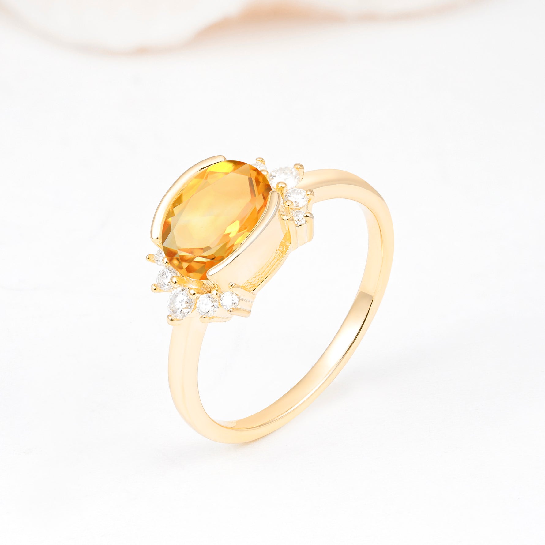 SR17650 Citrine Ring - Additional view