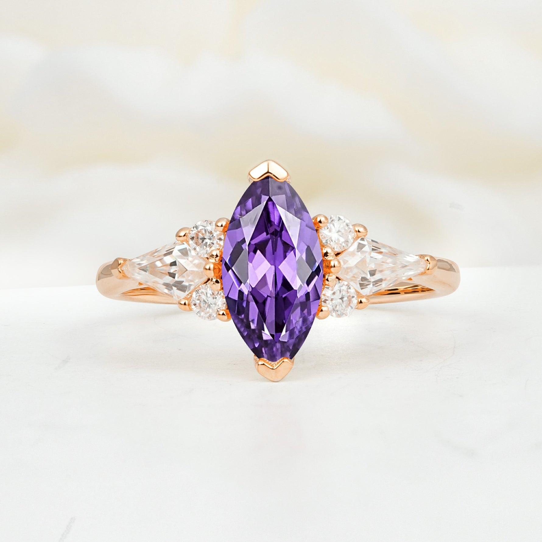 SR17651 Amethyst Ring - Additional view