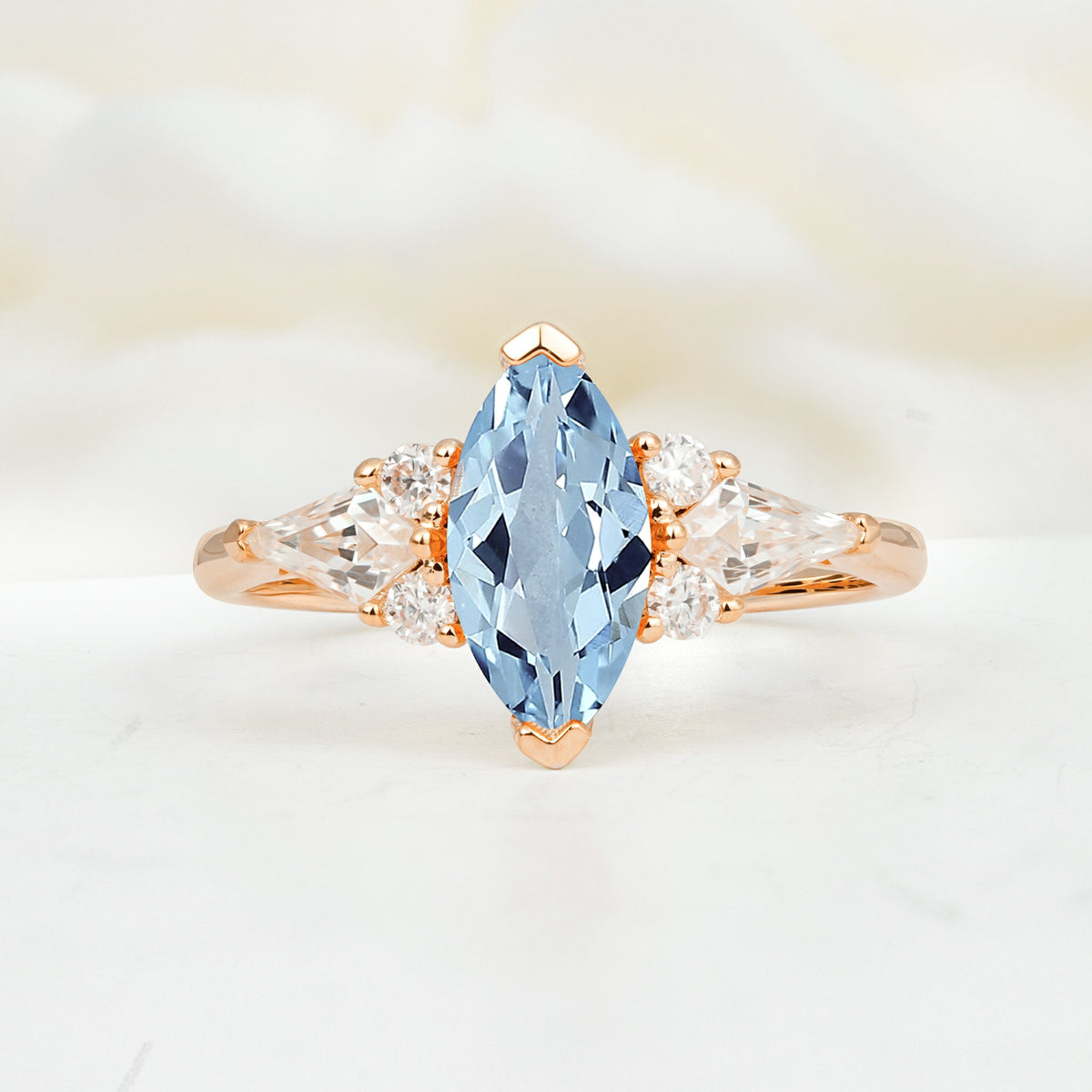 SR17651 Aquamarine Ring - Additional view