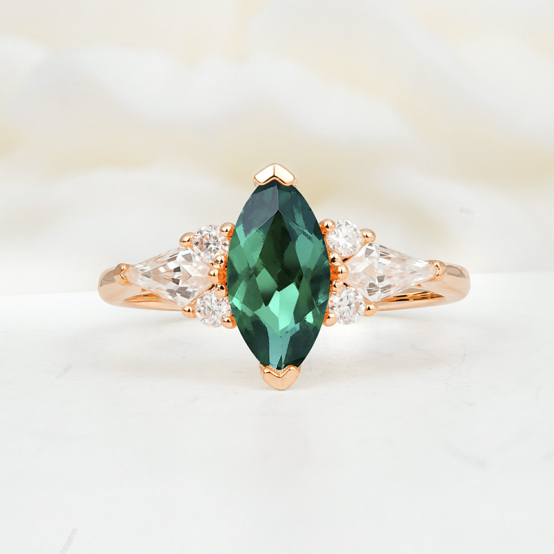SR17651 Emerald Ring - Additional view