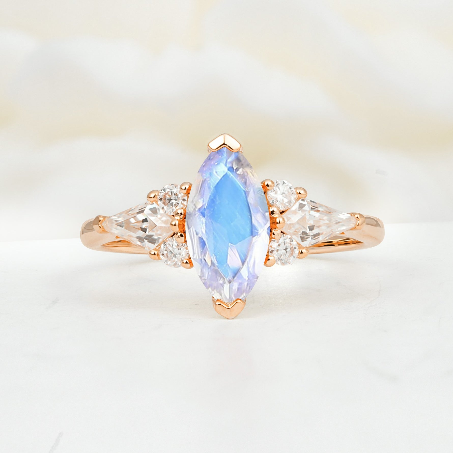 SR17651 Moonstone Ring - Additional view