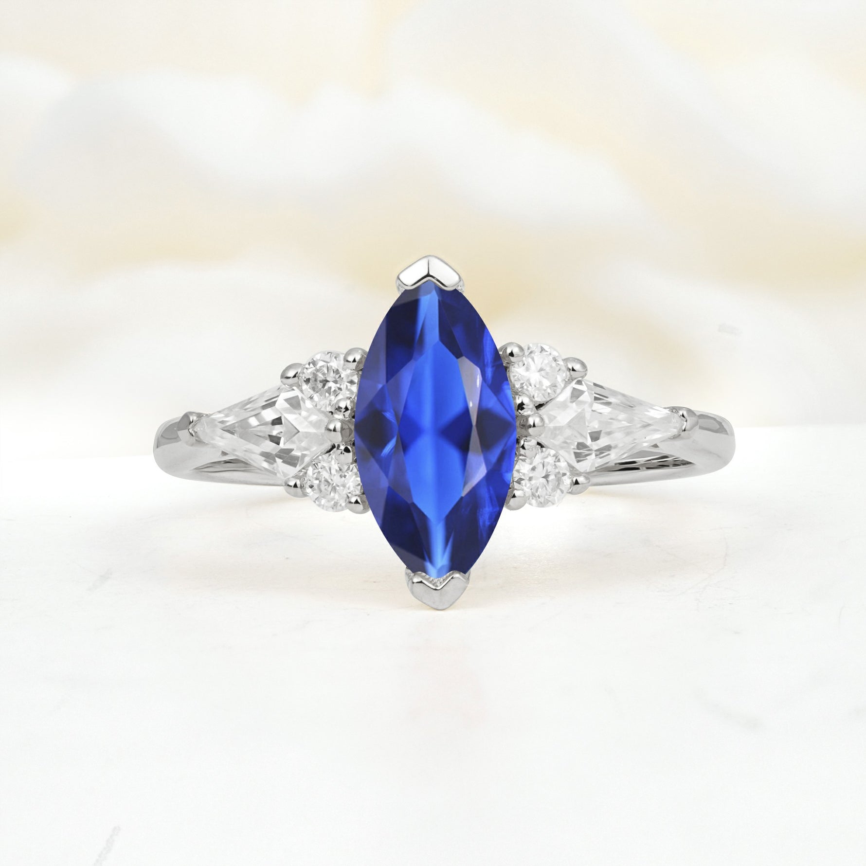 SR17651 Sapphire Ring - Additional view