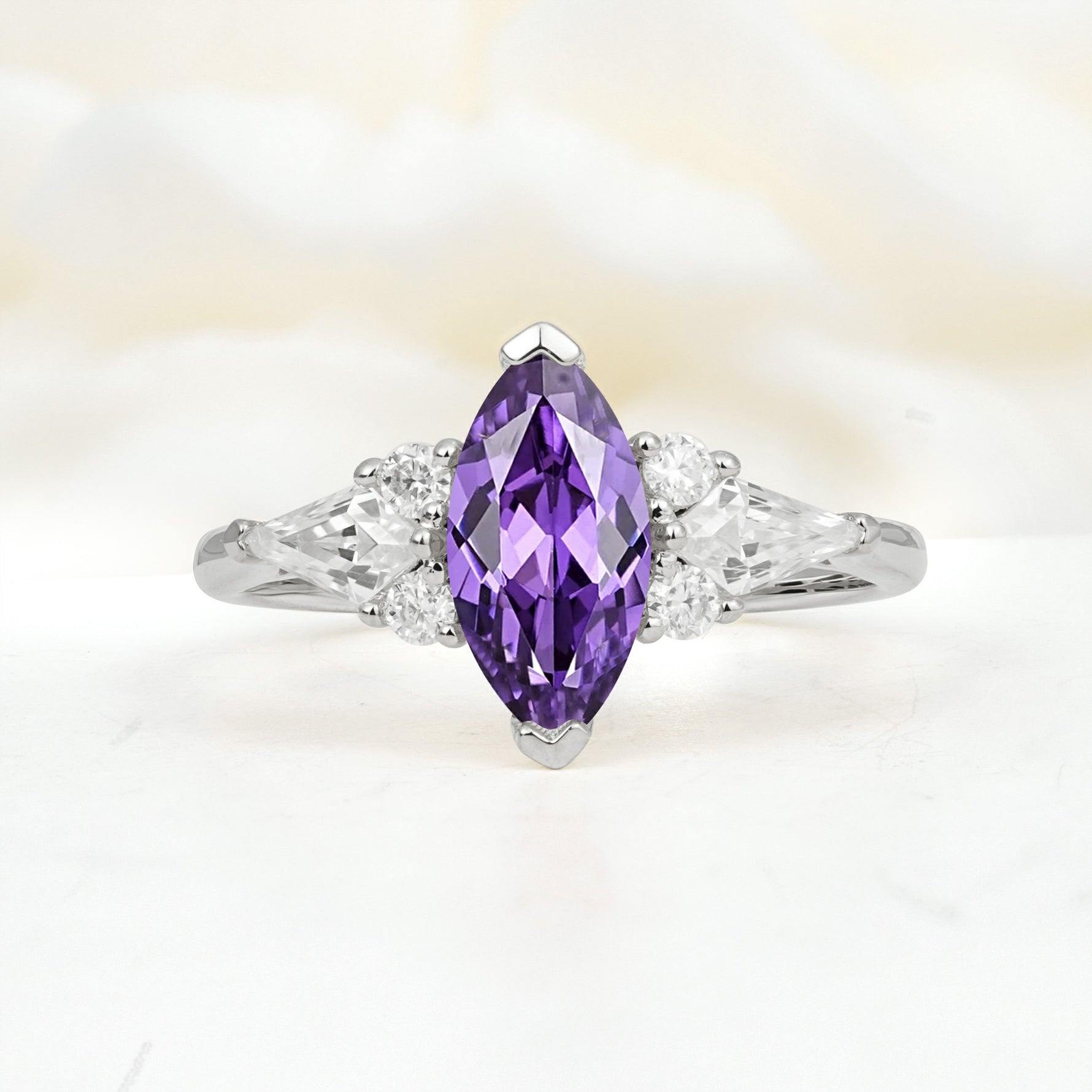 SR17651 Amethyst Ring - Additional view