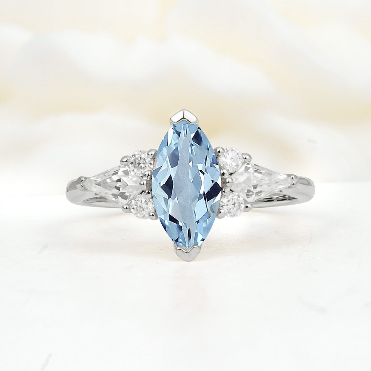 SR17651 Aquamarine Ring - Additional view
