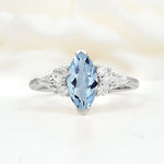 SR17651 Aquamarine Ring - Additional view