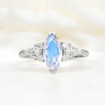 SR17651 Moonstone Ring - Additional view