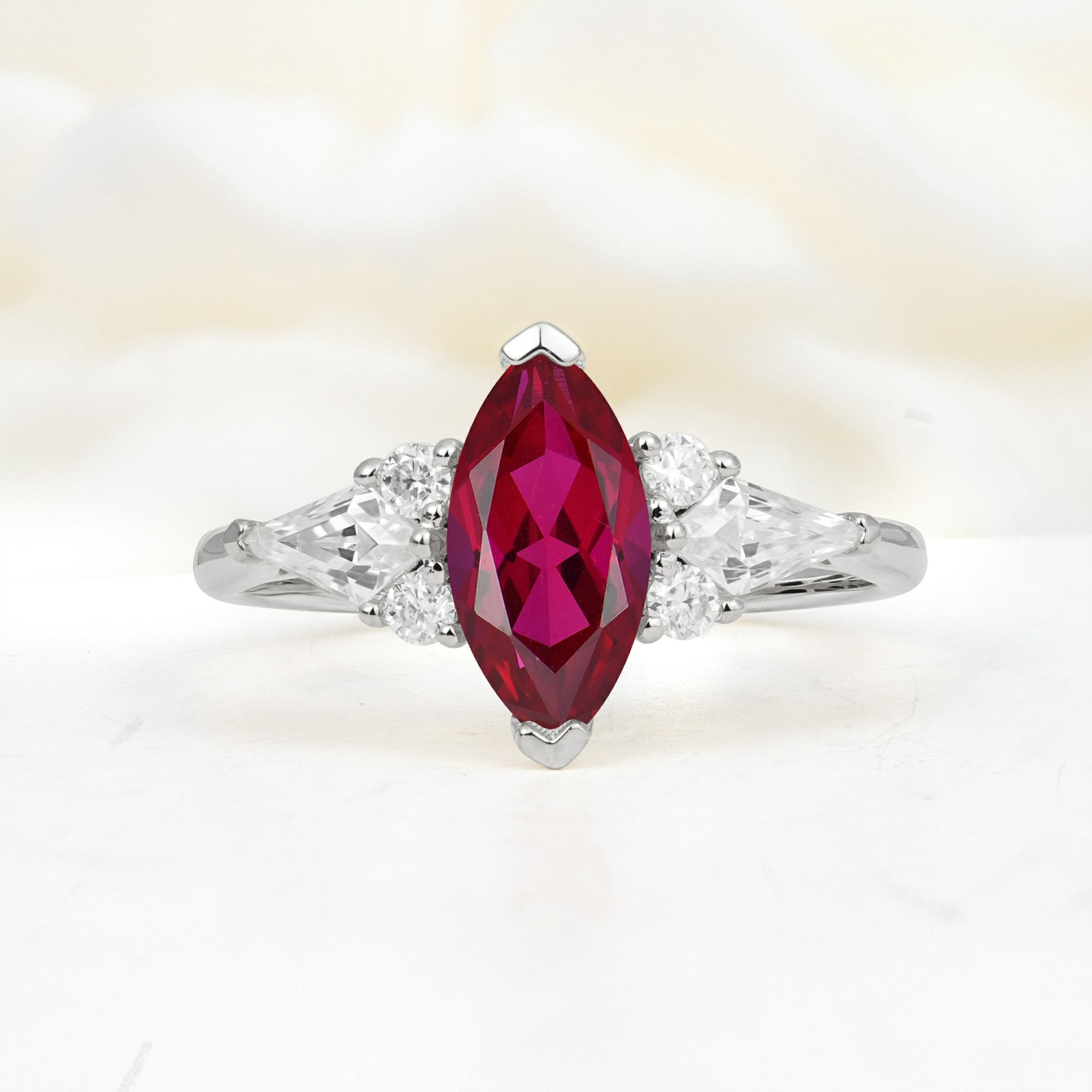 SR17651 Ruby Ring - Additional view