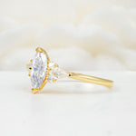 SR17651 Moissanite Ring - White-Gold
