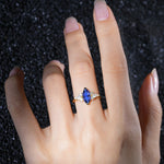 SR17651 Sapphire Ring - Rose-Gold
