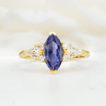 SR17651 Tanzanite Ring - Yellow-Gold