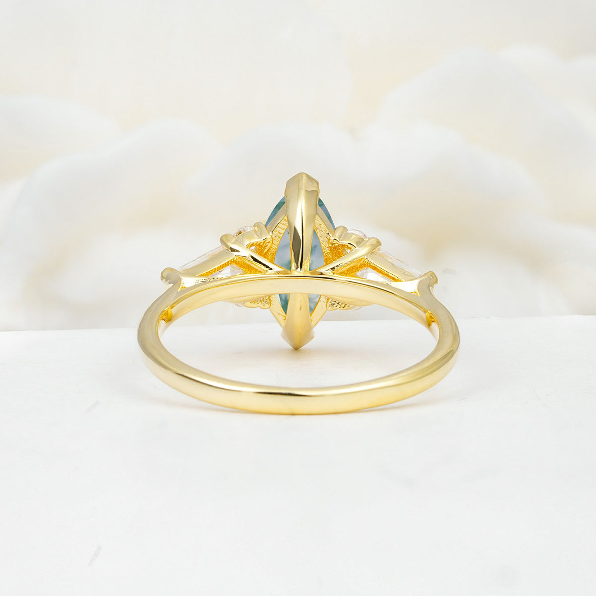 SR17651 Moss Agate Ring - Additional view