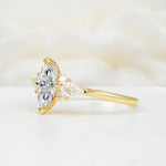 SR17651 Lab Diamond Ring - White-Gold