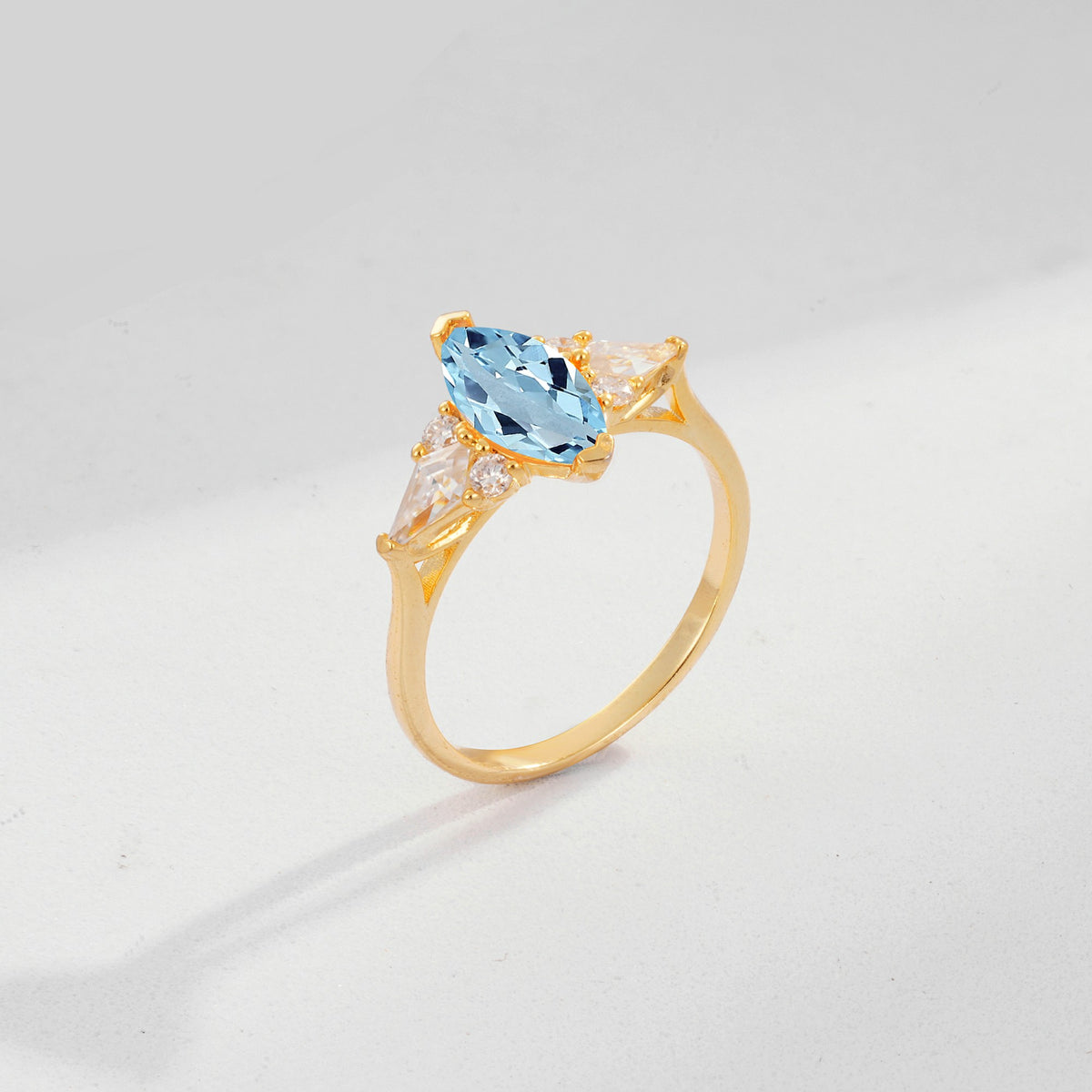 SR17651 Aquamarine Ring - Additional view