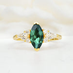 SR17651 Emerald Ring - Yellow-Gold