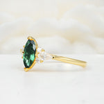SR17651 Emerald Ring - White-Gold