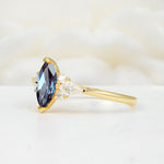 SR17651 Alexandrite Ring - White-Gold