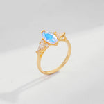 SR17651 Moonstone Ring - Additional view