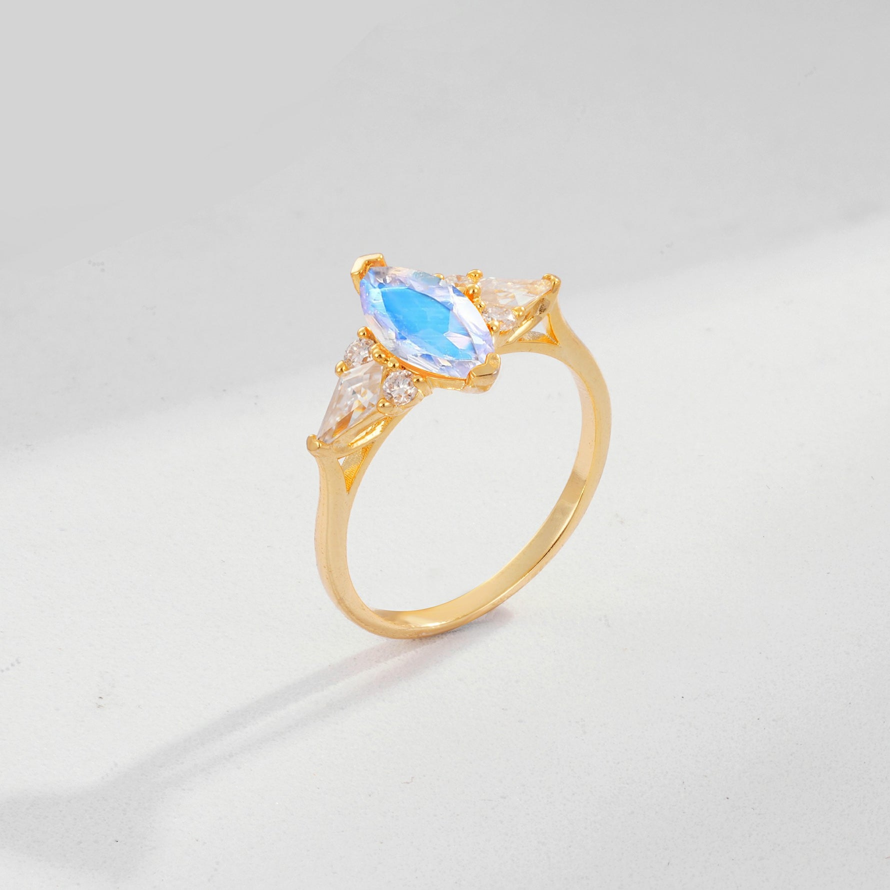 SR17651 Moonstone Ring - Additional view