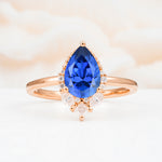 SR17652 Sapphire Ring - Additional view