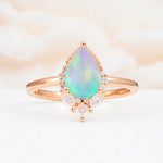 SR17652 Fire Opal Ring - Additional view