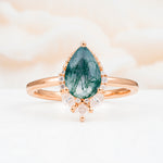 SR17652 Moss Agate Ring - Additional view
