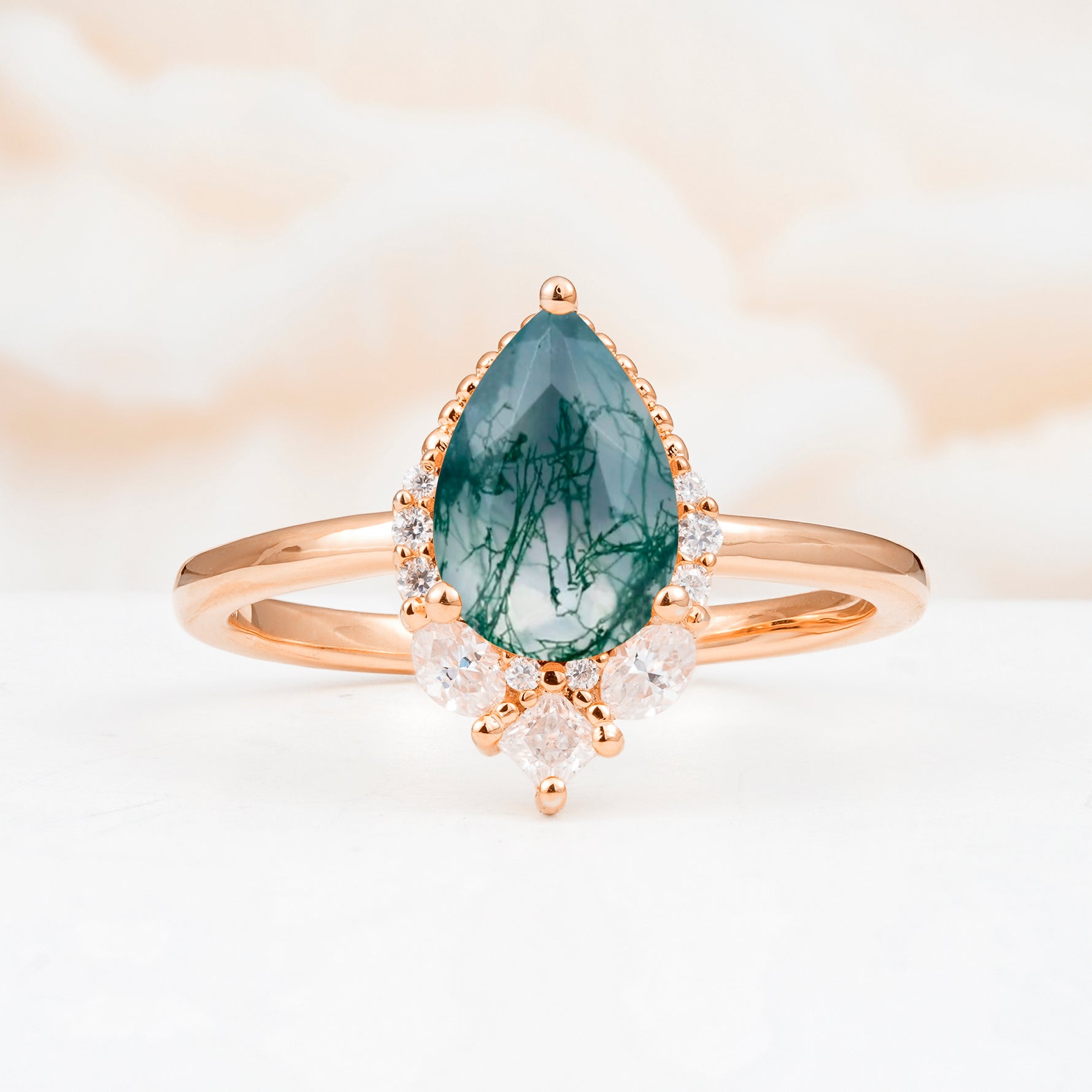 SR17652 Moss Agate Ring - Additional view