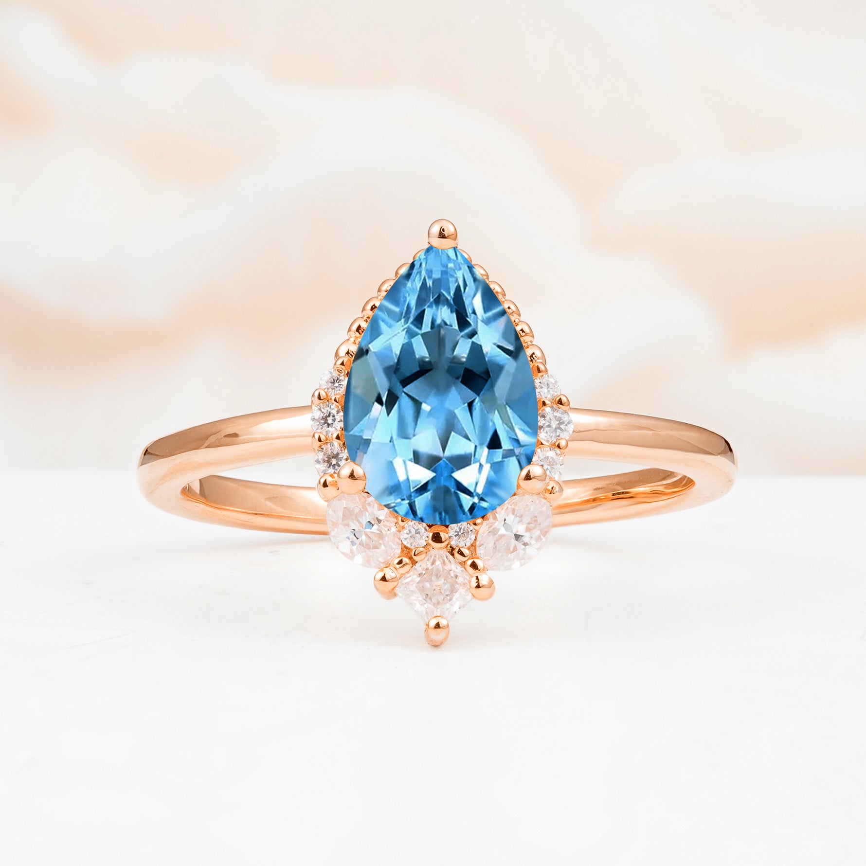SR17652 Aquamarine Ring - Additional view