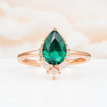 SR17652 Emerald Ring - Additional view