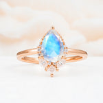 SR17652 Moonstone Ring - Additional view