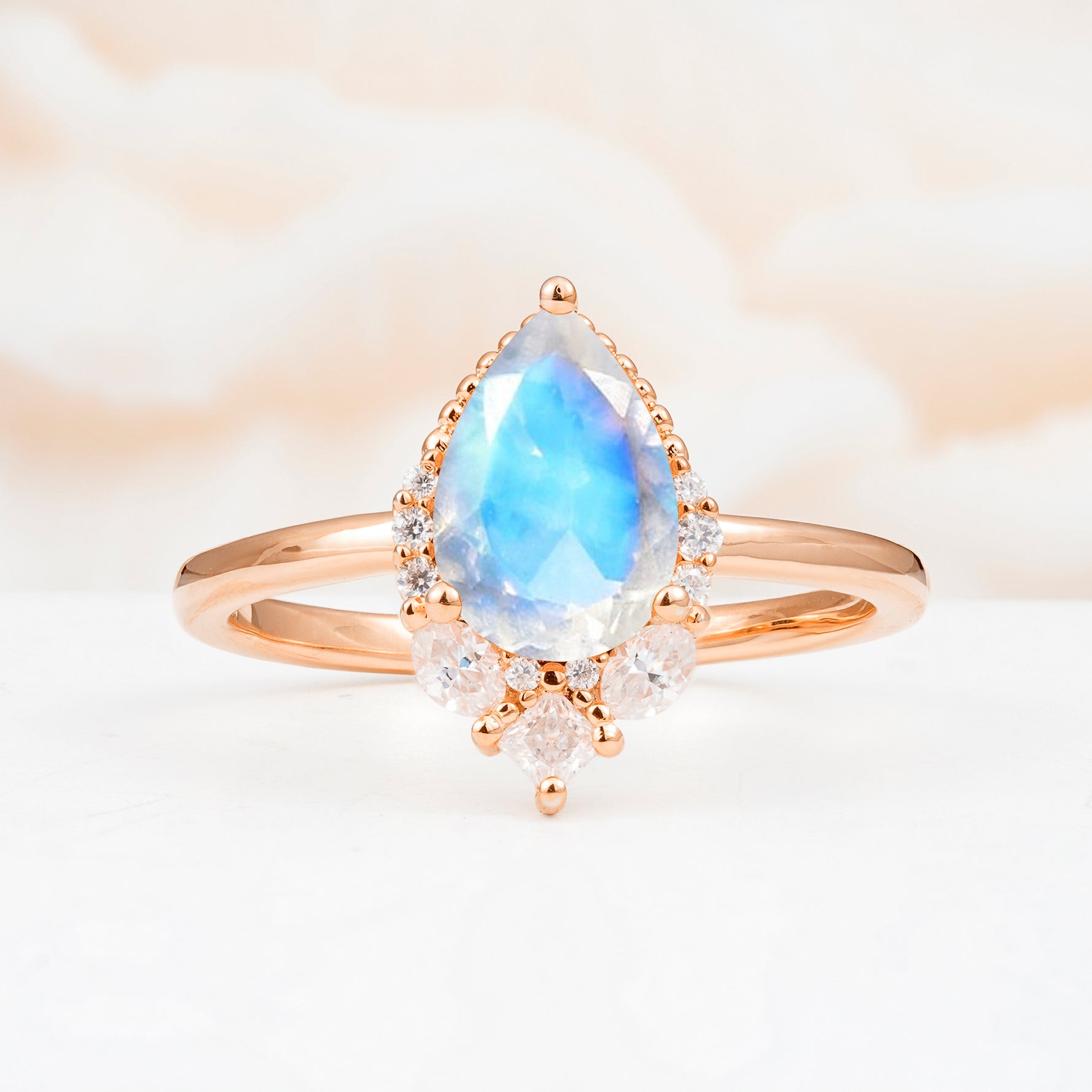 SR17652 Moonstone Ring - Additional view