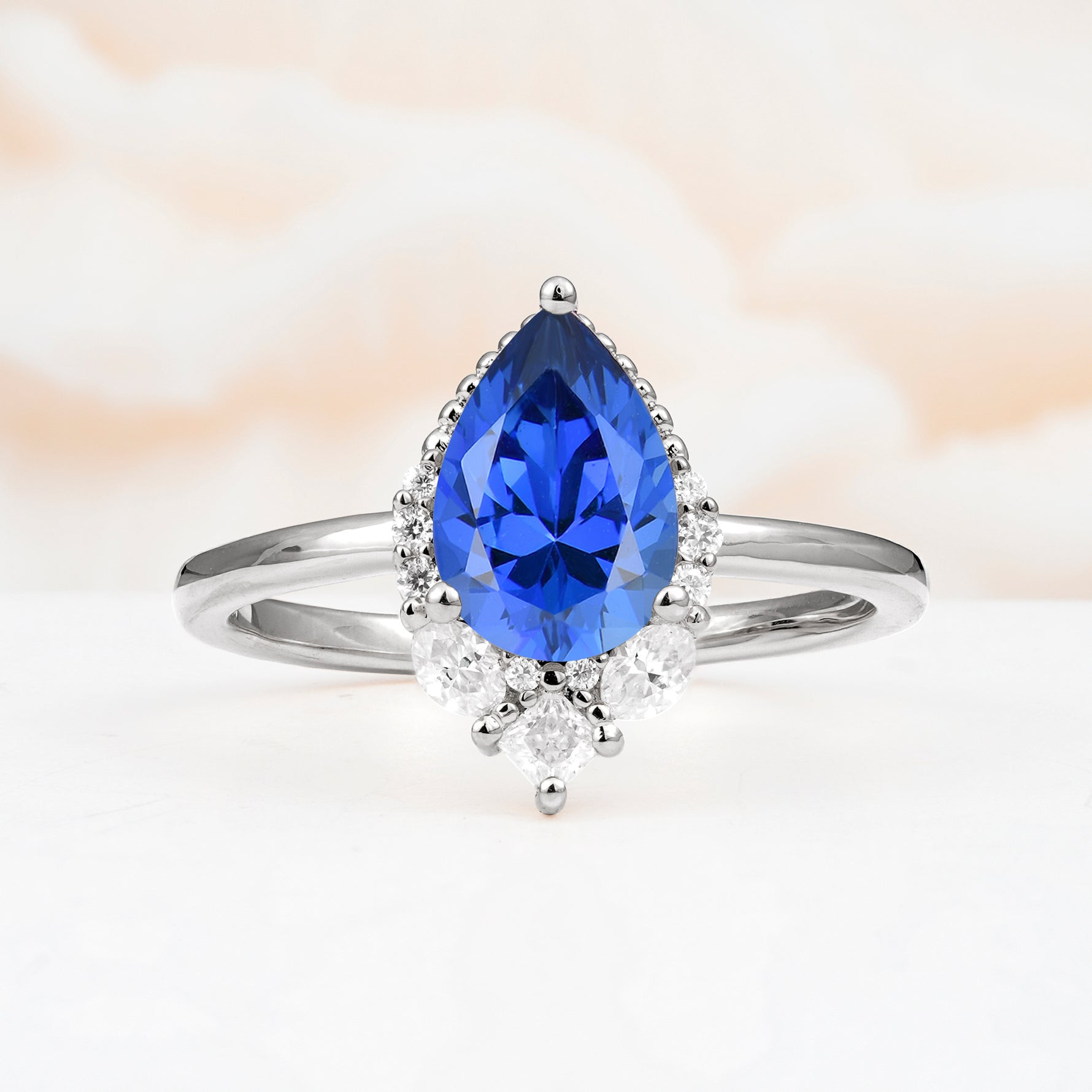 SR17652 Sapphire Ring - Additional view