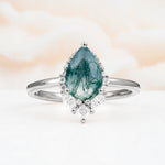 SR17652 Moss Agate Ring - Additional view