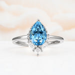 SR17652 Aquamarine Ring - Additional view