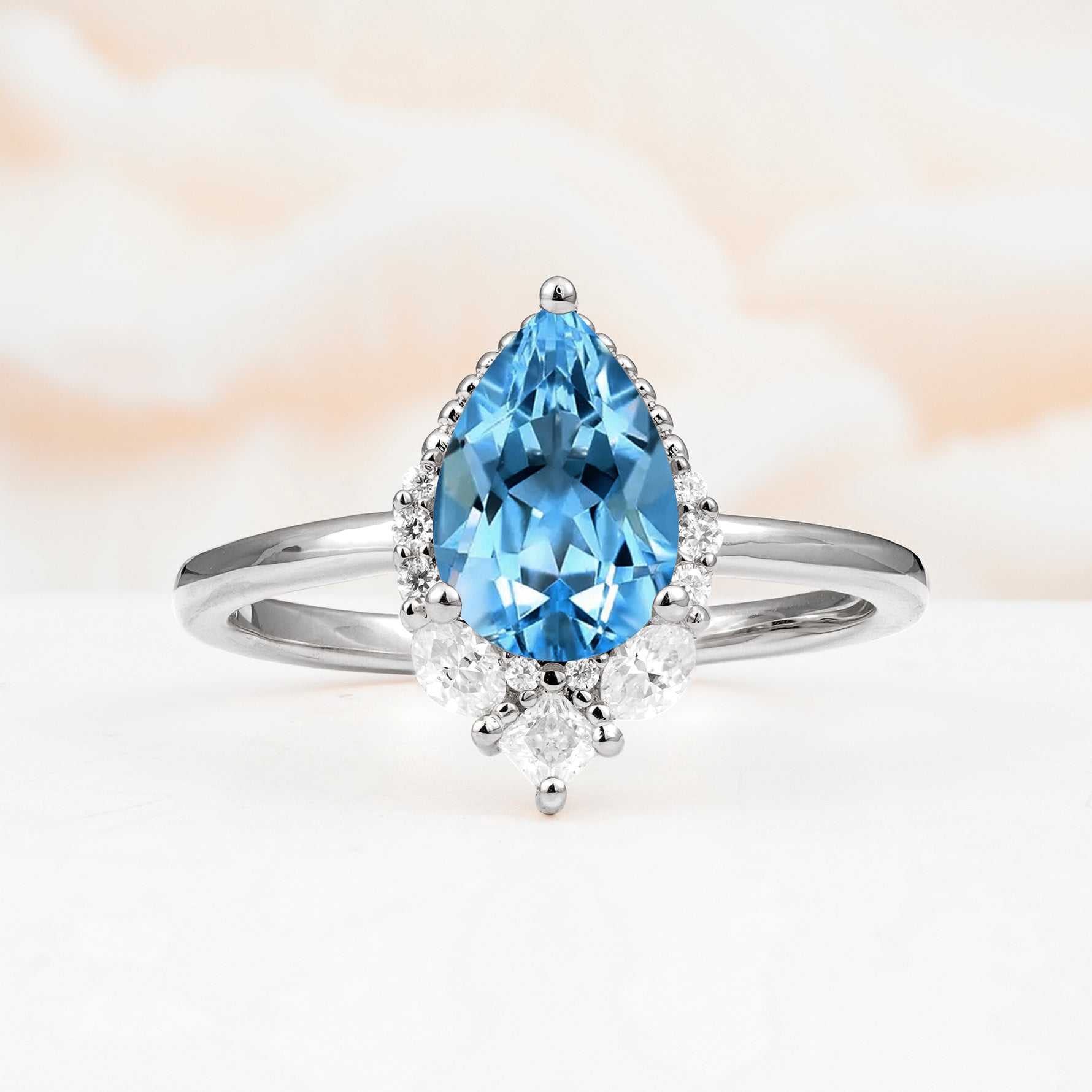 SR17652 Aquamarine Ring - Additional view