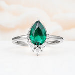 SR17652 Emerald Ring - Additional view